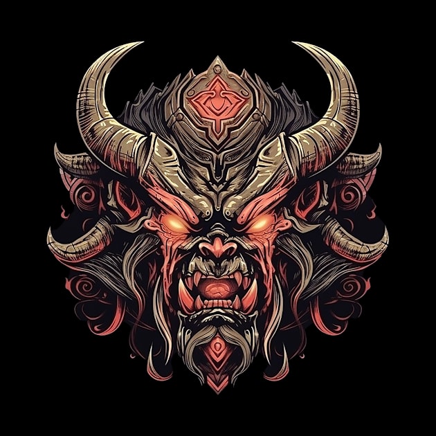 Demon with Horns by Open World Games