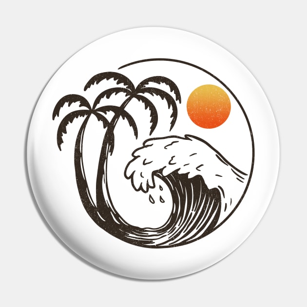 Wave Pin by SommersethArt