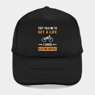 Get A Life Electric Bicycle E Bike Ebike Hat