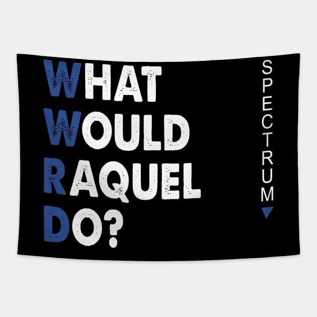 What Would Raquel Do? Sales Tapestry by Nichole Joan Fransis Pringle