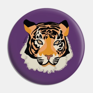 Tiger Purple Pin