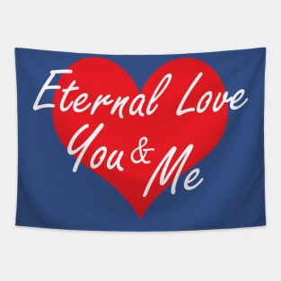Eternal Love You & Me Tapestry