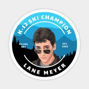 K-12 Ski Champion - Lane Meyer Magnet