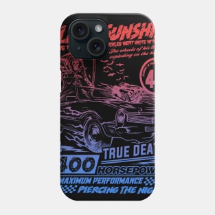 "BLACK SUNSHINE" RED BLUE HUE Phone Case