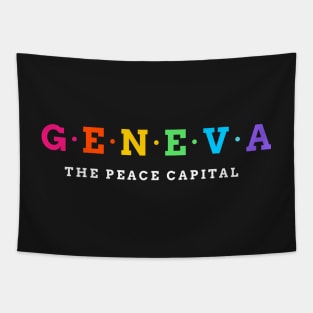 Geneva. The Peace Capital, Switzerland. Tapestry