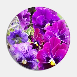 Pansies Pin