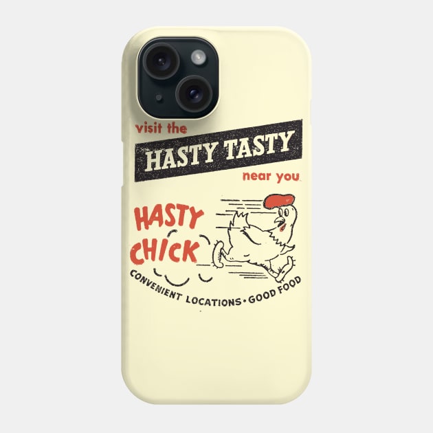 Hasty Tasty Chick Phone Case by rjohnsto