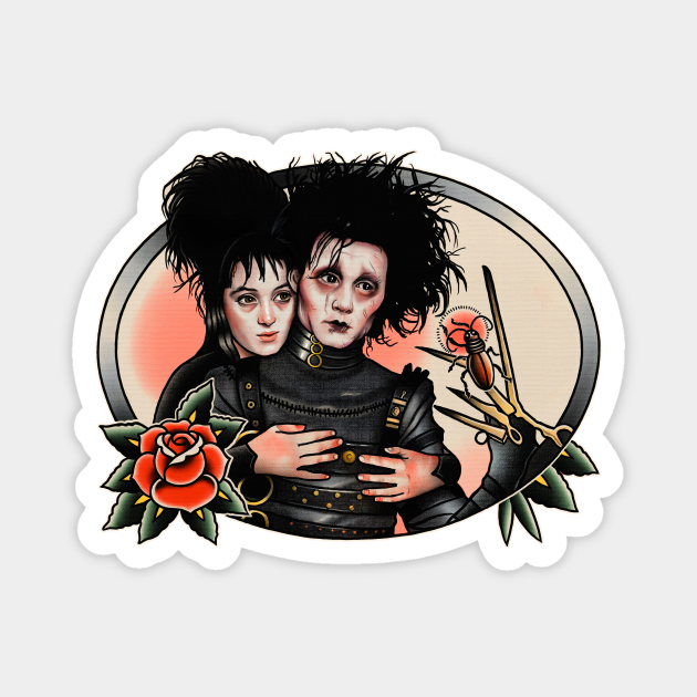 Lydia Deetz And Edward Scissorhands Strange Love TeePublic