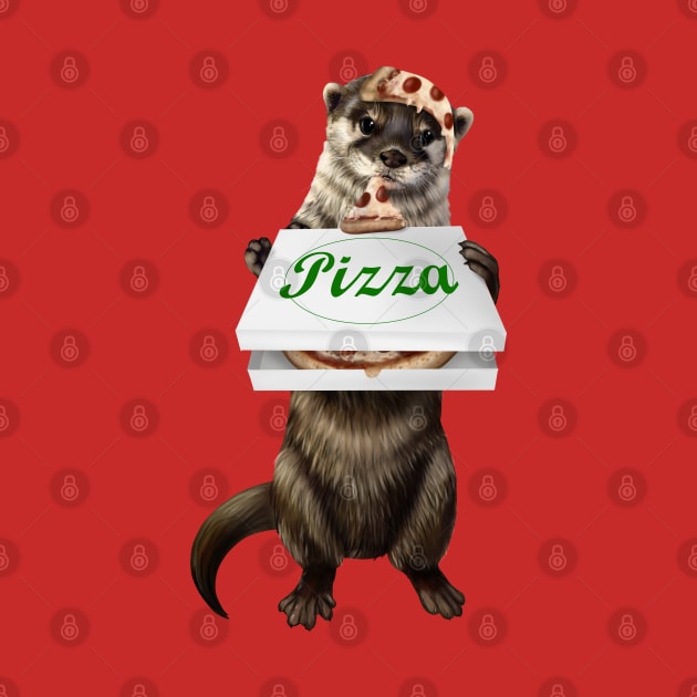 Pizza otter by Mehu Art