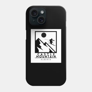 Castle Mountain Alberta Canada ski Phone Case