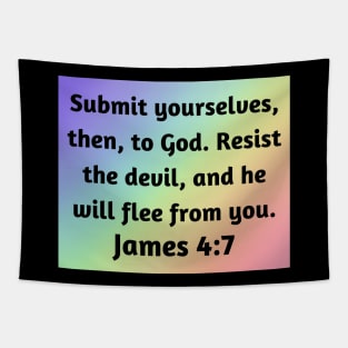 Bible Verse James 4:7 Tapestry