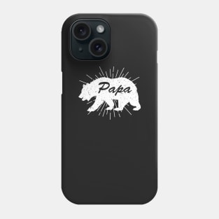 Papa Bear: Funny Gifts for Dad - Bear Lover Gifts Phone Case