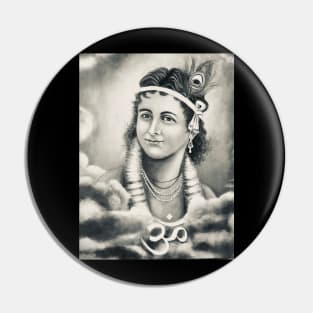 Lord Krishna painting Pin