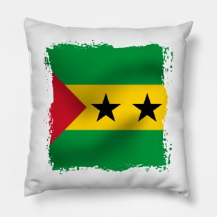 Sao Tome and principe artwork Pillow