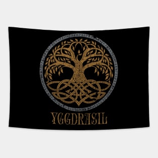 Norse Tree of Life Yggdrasil Pagan Viking Mythology Tapestry