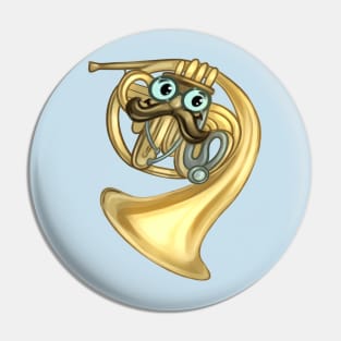 French horn Pin