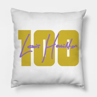 Lewis Hamiltons 100th Race Win Pillow