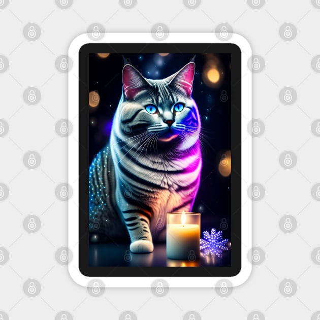 Shiny British Shorthair Magnet by Enchanted Reverie