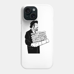 Orthodox Jew holding boxes full of eggs Phone Case