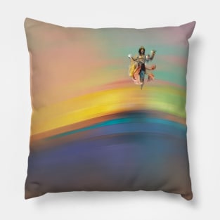 Reimagining Krishna - Modern & Aesthetic Artwork Pillow