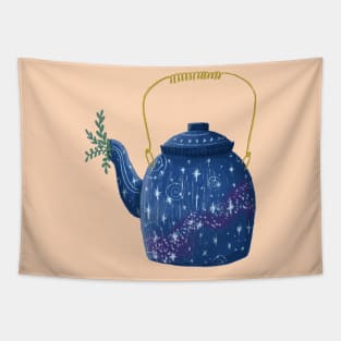 Flower Tea Pot Tapestry