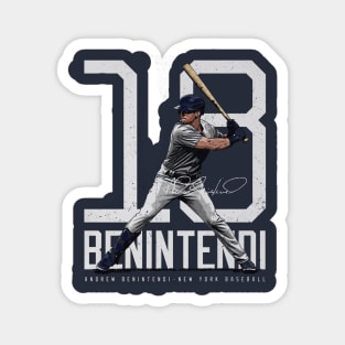 Andrew Benintendi New York Y Bold Number Magnet