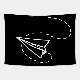 Paper Airplane Tapestry