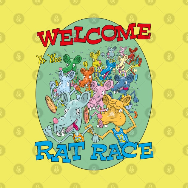 Welcome to the rat race by Kullatoons