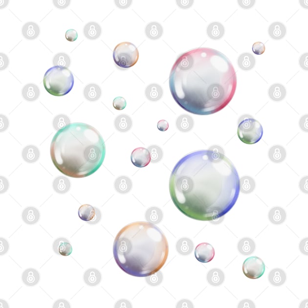 Colorful Bubbles by DeneboArt