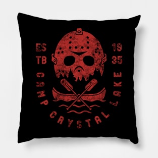 Camp Crystal lake RED Pillow