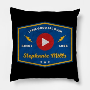 Stephanie Mills // Play Button Pillow