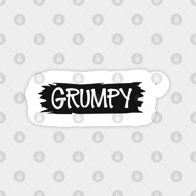 Grumpy Grandfather Papa Pappaw Magnet by Imp's Dog House