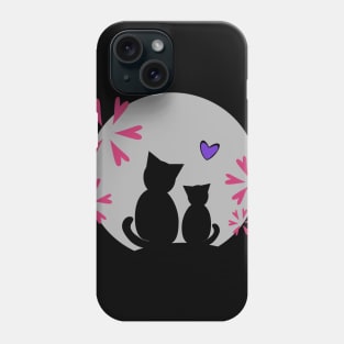 Parent and Child  -  cats Phone Case