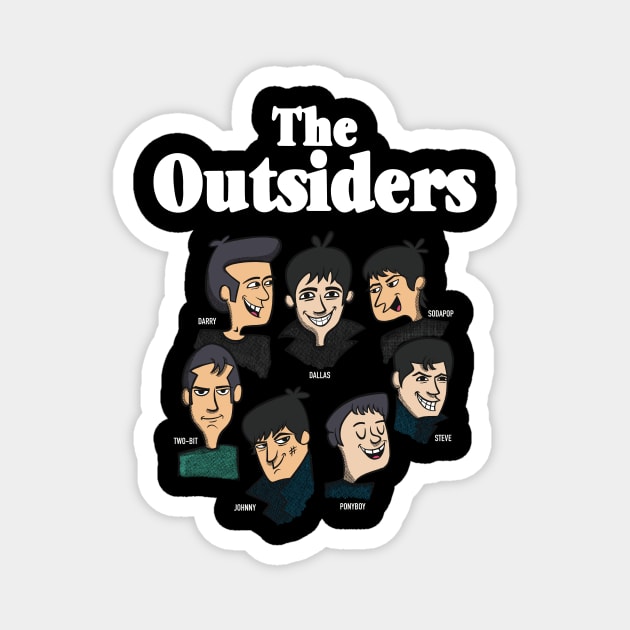 The Outsiders Magnet by QuePedoStudio