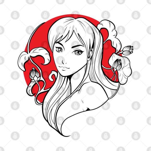Manga Red Sun Girl #1 by runcatrun