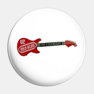 KLOS 95.5 FM U2 Guitar Pin