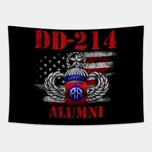 DD-214 US Army 82nd AIRBORNE Division Alumni - Veterans Day Gift Tapestry