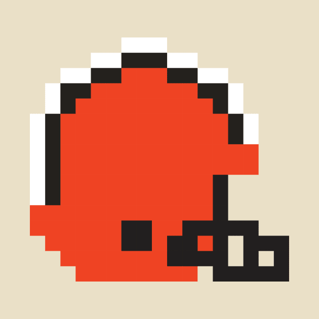 8 Bit Cleveland Browns Helmet by N8I