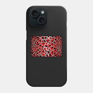 Pieces of colorful broken glass print Phone Case