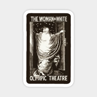 The Woman in White poster Magnet