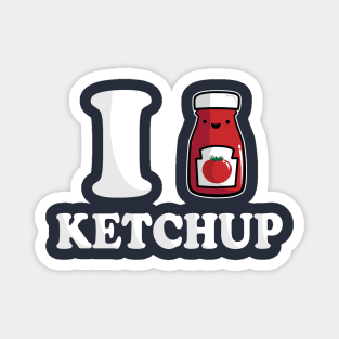 I Heart Ketchup Magnet