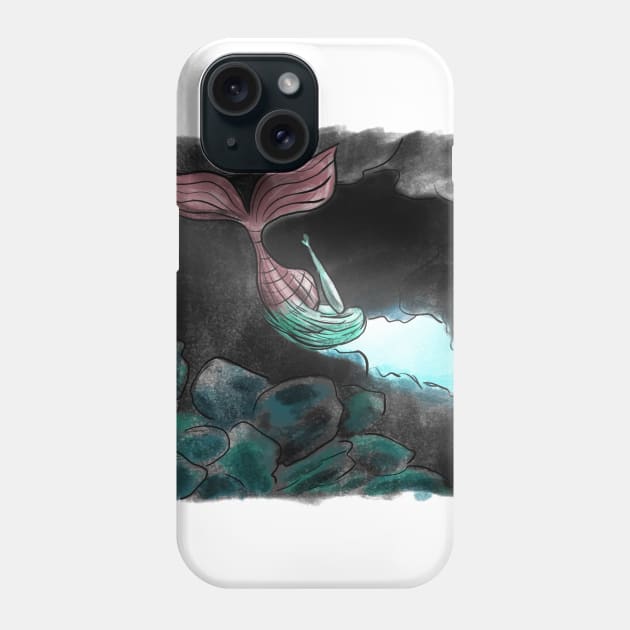 Mermay Day 9 Phone Case by hollydoesart