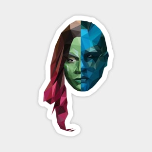 Gamora - Nebula Poly Magnet