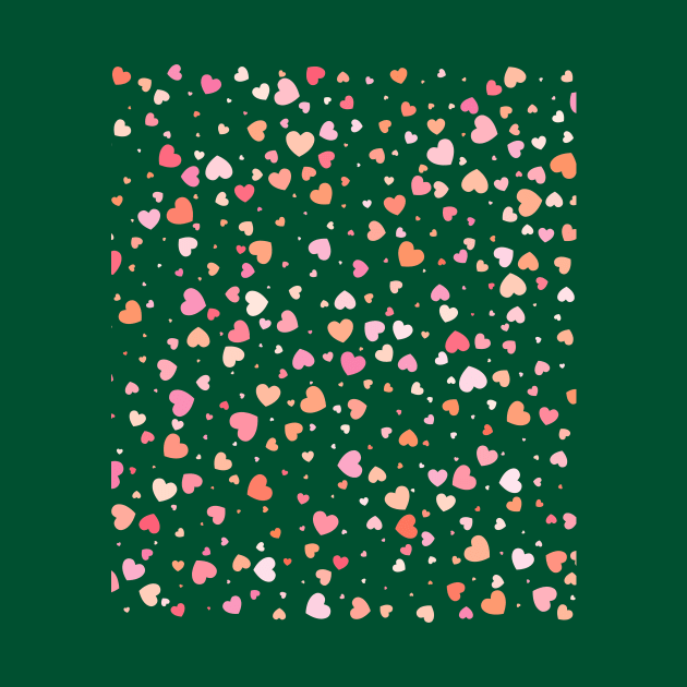 Million Hearts - All Over Print Hearts by MADesigns