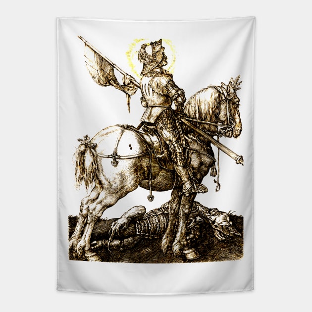 St. George on a Horse Tapestry by quingemscreations