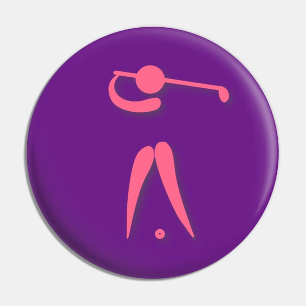 Pink Golf Swing Pin by Moses77