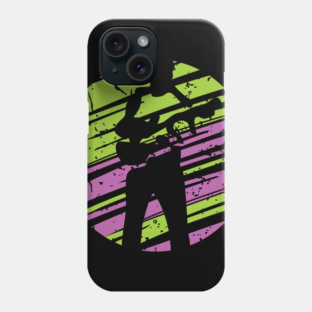 Modern Style Guitar Player Phone Case by jazzworldquest