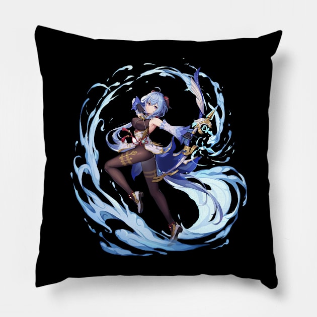 Ganyu Pillow by xEmiya