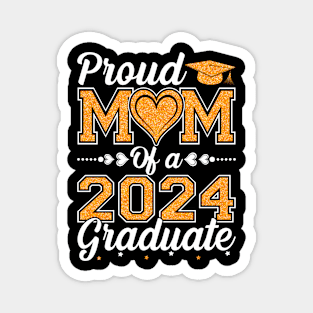 Proud Mom Of A 2024 Graduate Senior Graduation Magnet