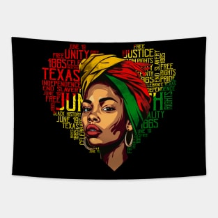 Juneteenth Celebrate Africa Black Women Tapestry